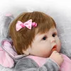 18inch 42CMLifelike reborn dolls babies silicone reborn baby boy dolls baby real alive Toys For Girls bebe gift reborn bonecas Q0910