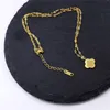 Fashion Classic Necklace Street Brand Unisex Bracelet Designer Rings Circle Luxury hanger kettingen man Woman5228551
