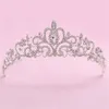 Hårklipp Barrettes Bröllop Bridal Crystal Tiaras Princess Crown Headband Kvinnor Tjej Tillbehör Jl
