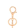 Keychains dames Engelse alfabet sleutelhanger hars epoxy hanger goudfolie acryl sleutelhouder vrouwelijke tas autoring sieraden accessoires