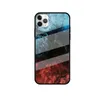 Красочный дизайнер мраморной стеклянный удар по телефону для iPhone 14 Pro Max 13 12 11 Pro XR XS Max 7 8 SE Samsung S21 S22 Plus S23 Ultra A32 A33 A23 A53 A34 A54 A14 5G