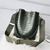 Dida Ours Crocodile Bandoulière pour Épaule Marque Designer Femmes Sacs De Luxe En Cuir Pu Seau Sac À Main C1223