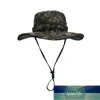 Sombreros de ala ancha sombrero militar camuflaje cubo ejército caza al aire libre senderismo pesca Protector solar gorra de pescador táctico hombres
