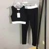 Designers Women Tracksuits sport mascots High Elasticity Vests Pants Outdoor Breathable Ladies Yoga Suits Set