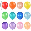 Palloncini in lattice arcobaleno da 120 pezzi da 12 pollici per bambini di nozze Decorazioni per feste di compleanno unicorno Forniture per baby shower Palloncino ad elio