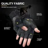 Guanti senza dita per motocicletta Hard Knuckles Guanti protettivi in pelle Motocross Moto Scooter Moto Ciclismo Biker Racing Riding