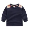 Kids Boys Girls Shirts Long Sleeve Tag T-Shirts Luxury Children Tops Baby Clothes Spring Autumn Tees