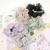 2021 sparkly rhinestones sammet scrunchies gummi elastiskt hårband hästsvans hållare hår slipsar huvudband high-end hår tillbehör