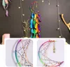 Dream Catcher Festival Present Handgjord Half Circle Moon Design Konsthantverk Dreamcatcher Feather Hanging Star Home Wall Decoration RRD11559