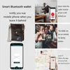 Portefeuilles Smart Wallet Bluetooth-compatible Anti-perte en cuir véritable hommes avec chaîne de poche à monnaie fermeture éclair Walet porte-carte porte-monnaie