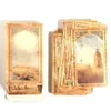 The Old Arabian Lenorma Tarot 39 Card Peintures à l'huile antiques de style romantique et aquarelles Historic Arabia Game Deck Board saleU3T5