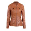 FTLZZ Plus Size 7XL Women Hooded Faux Leather Jacket Pu Motorcycle Hat Detachable Casual Leather Punk Outerwear 210909