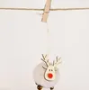 Xmas pop decoratie creatieve vilt herten hanger kerstboom fawn poppen hangers cadeau kinderen vakantie geschenken accessoires DD270