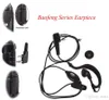 2 PIN Earpiece Headset PTT with Microphone Walkie Talkie Ear Hook Interphone Earphone for BAOFENG UV5R Plus BF-888S UM