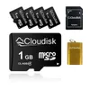 5 Pack Cloudisk Micro SD Card 8GB 16GB 32GB 64GB Class10 Карта памяти 1 ГБ Class4 2GB 4GB Class6 MicroSD TF Card