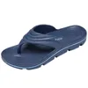 Marque EVA Summer Hommes Pantoufles Sandales de plage Confort Chaussures décontractées Mode Mâle Tongs légères Chaussures de salle de bain 210721