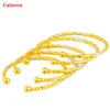 صغيرة رخيصة braceletsbangles الإثيوبية أساور الذهب للأطفال الأفريقي الهندي الطفل بنات تصميم مجوهرات Q0719