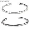 Vintage Mode Armbanden voor Mannen Vrouwen Bamboe Manchet Paar Sieraden Hoge Rising Open Armband Bangle