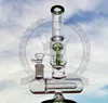 Tuyaux d'eau de narguilé en verre de couleur de mode Mini Bongs d'eau Joint de tuyau d'ondulations uniques 14.4mm bécher Bong Dab Rigs narguilés