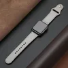 Remmar äkta läderslingband för Apple Watch Ultra 49mm Band Series 8 7 41mm 45mm Apple Watch SE 6 5 4 3 40mm 44mm 42mm 38mm Band