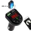 Bluetooth Car Kit Mp3 Bluetooth-compatible 5.0 Handsfree Phone Player Music Card Audio Receiver Fm Transmitter Dual USB Fast Charger 3.1A