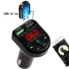 Bluetooth Car Kit Mp3 Bluetooth-compatible 5 0 Hands Phone Player Music Card Audio Receiver Fm Transmitter Dual USB Fast Charg238s