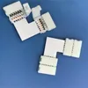 12 mm 6pin RGB + CCT L X T vorm geen soldeerverbindingsaccessoires voor RGB CCT LED-strip 6-pins connectoren