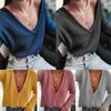 Женские свитеры женский случайный вязаный свитер Женская уличная одея