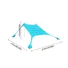 Namioty i schroniska Przenośne Camping Pergola Outdoor Wiatroodporny Namiot Plaży Sunshade altana - 210 x z kotwicami z piasku Ultralight Tarp