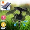 Gazonlampen Outdoor LED Laser Projector Solar Light Home Garden Party Kerstmis RGB Lichten Waterdichte lamp Dynamiek