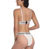 Traje de baño de llegada para mujer, traje de baño Sexy de realce, conjunto de Bikinis sólidos, traje de baño, ropa de playa, Bikini brasileño de verano 2021 para mujer