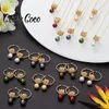 Earrings & Necklace Cring Coco Multi-color Pearl Jewelry Sets Hawaiian Pink Gold Polynesian Frangipani Pendant Necklaces Hoop Set For Women