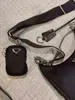 Верхняя женская большая сумка черного дизайнерского бренда Fashion Messenger Классическое качество Wallet Net Celebrity Messenger Retro Messenger Bags With Box