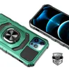 Beugel Rugged 2 in 1 Pantser Telefoon Gevallen Magnetische Kickstand Ring Holder voor iPhone 12 11 PRO MAX XR XS X 8 7 6 Plus Samsung A72 A52 A42 A12 5G S21 Ultra A01 A02S A51 A71 4G A11