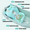 Bath Mats Baby Shower Tub Pad Non-Slip Bathtub Seat Support Mat Born Safety Security Cushion Foldable Soft Pillow