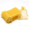 Organza Sheer Gift Candy Bags Bomboniera Organza Pouch Jewelry Party Sacchetti regalo di Natale 5x7cm, 7X9CM, 9x12cm, 10x15cm, 11x16cm GC172