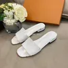 2021 Luxe Classic Designer Sandals Slides Mannen Vrouwen Leisure Slippers Sandali Outdoor Strand Schoenen Platte Antislip Klassiek Gat Slipper