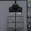 Homens Coletes Personalizados Casacos Moda Tendência Hip Hop Sem Mangas Zíper Splicing Colete Casacos Designer Adolescente Inverno Slim Waistcoat Outerwear