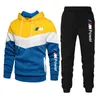 Tracksuits voor heren 2022 Fashion katoen track sportkleding pak heren tracksuit herfst en winterbroek hoodie pullover twee joggingpakken 3xl