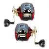 Fiske Electric Baitcasting Reel Laddningsbar digital skärm Singel Rocker Arm Höger eller vänsterhjul