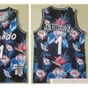 Floral Floral Fashion Retro Camo Pallacanestro Maglie 10 Eraway Dwyane Iverson 3 Wade 23 James 30 Curry 33 Uccello in lutto 1 Penny Jerseys