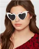 Hurtownie Serce Okulary Kobiet Marka Projektant Miłość Styl Czerwony Różowy Feamle Vintage Serce Okulary Śliczne Seksowne Odcienie Dla Kobiet Mieszani środki