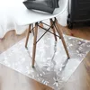 Wohnzimmerdekoration Holzbodenschutzmatte Badezimmer Küche Wasserdichter rutschfester Teppich Kunststoff PVC Transparente Tür 220301