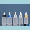 Packing Office School Business Industrial 30Ml Small Empty Glass For Oil Eye Dropper Bottles Refillable Bottle With Metal Screw Mouth