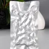 Usta aluminiowe płaskie folia opakowanie próżniowe uszczelnione czyste aluminiowe trójstronne torba filmowa wielokrotność niestandardowa plamka KJ5B3058