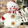 Decorações Festivo Festa Suprimentos Jardim Chuangda Christmas Tree Decoração Santa Claus Snowman Home 0014 Gota entrega 2021 VubGl