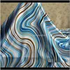Abbigliamento Abbigliamento Drop Delivery 2021 Moda Stripe Stampato Tessuto di raso Cucito Kleding Borsa per vestiti Giocattoli Fodera in tessuto 100Cm148Cm1 3Pa5D