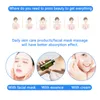 3 I 1 Electric Jade Roller Slimming Face Massage Lyft Vibrating Natural Rose Quartz Stone Beauty Tool 220216