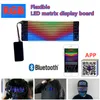 Bluetooth RGB Flexibele LED Module Display Matrix Sign Android iOS Application Control Mask Hat Screen Modules