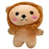 1pcs 12cm Lovely lejon kawaii plushies leksak fyllda djur dockor mjuk mini docka plysch lejon plushie keychain leksaker